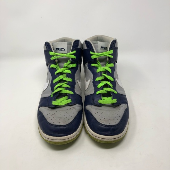 Nike ID Seahawks Dunk Highs Men’s 12 - Picture 2 of 7